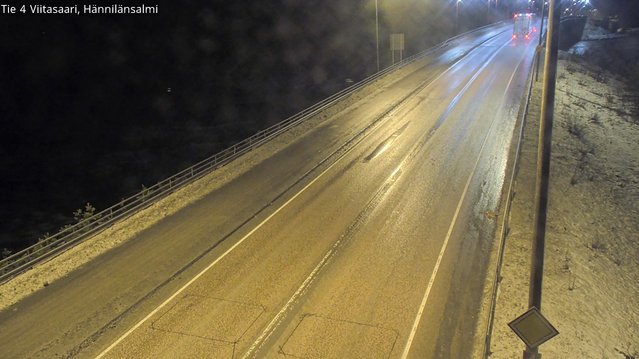 Weather Camera Image Väg 4 Viitasaari Hännilänsalmi, Viitasaari, Keski-Suomi