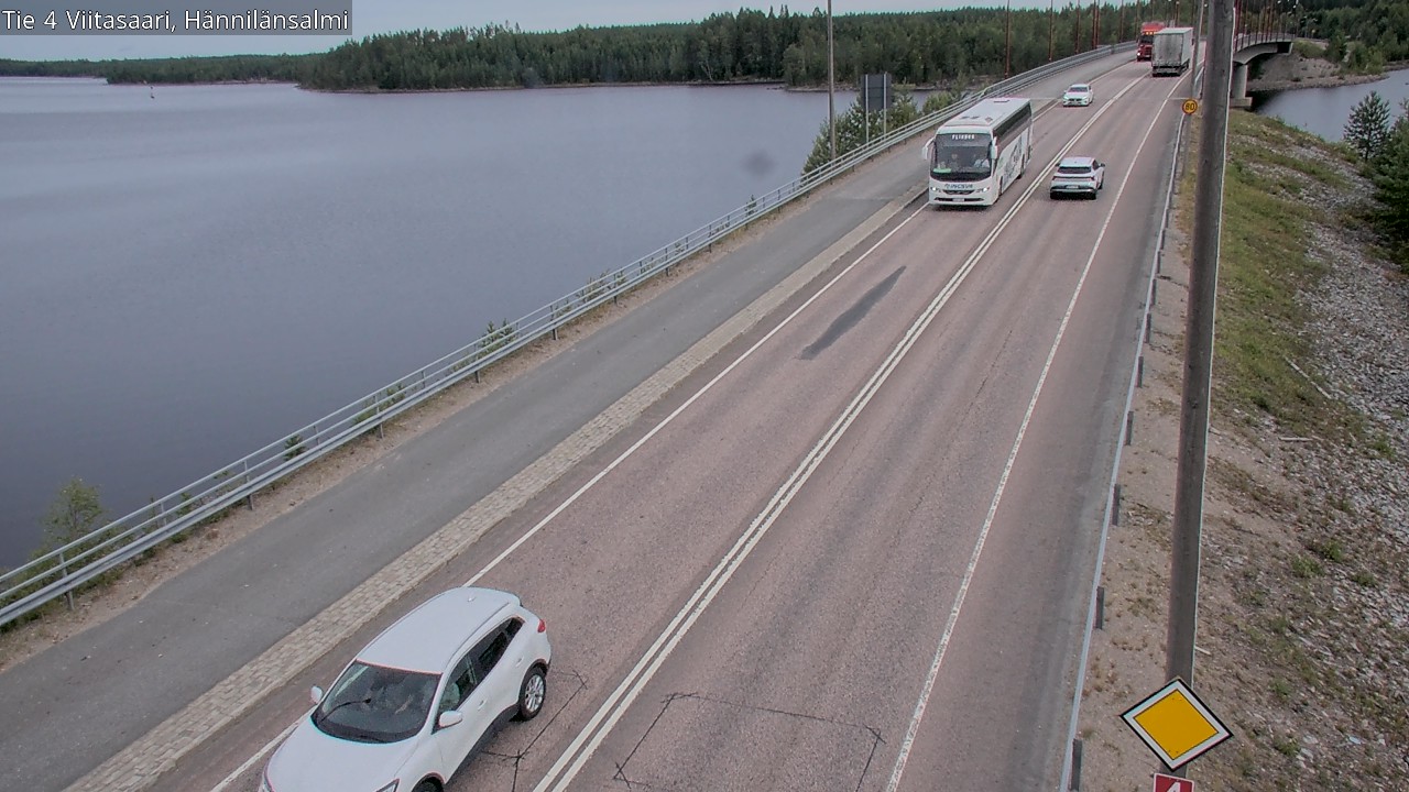 Weather Camera Image Road 4 Viitasaari Hännilänsalmi, Viitasaari, Keski-Suomi