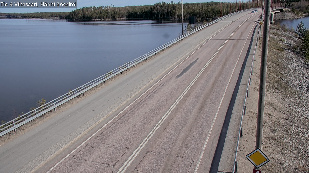 Weather Camera Image Väg 4 Viitasaari Hännilänsalmi, Viitasaari, Keski-Suomi