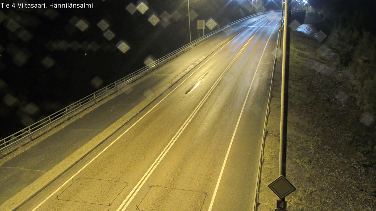 Weather Camera Image Väg 4 Viitasaari Hännilänsalmi, Viitasaari, Keski-Suomi