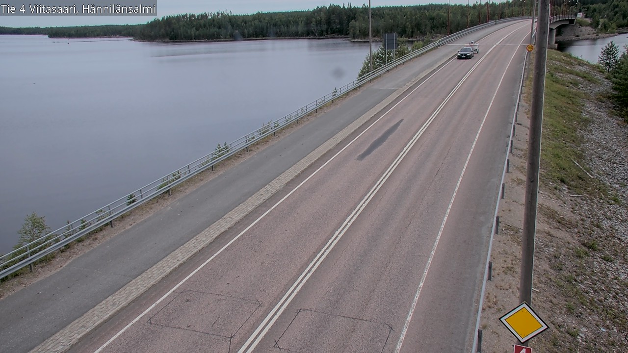 Weather Camera Image Road 4 Viitasaari Hännilänsalmi, Viitasaari, Keski-Suomi