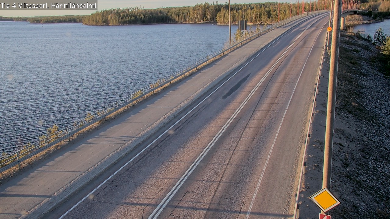 Weather Camera Image Väg 4 Viitasaari Hännilänsalmi, Viitasaari, Keski-Suomi