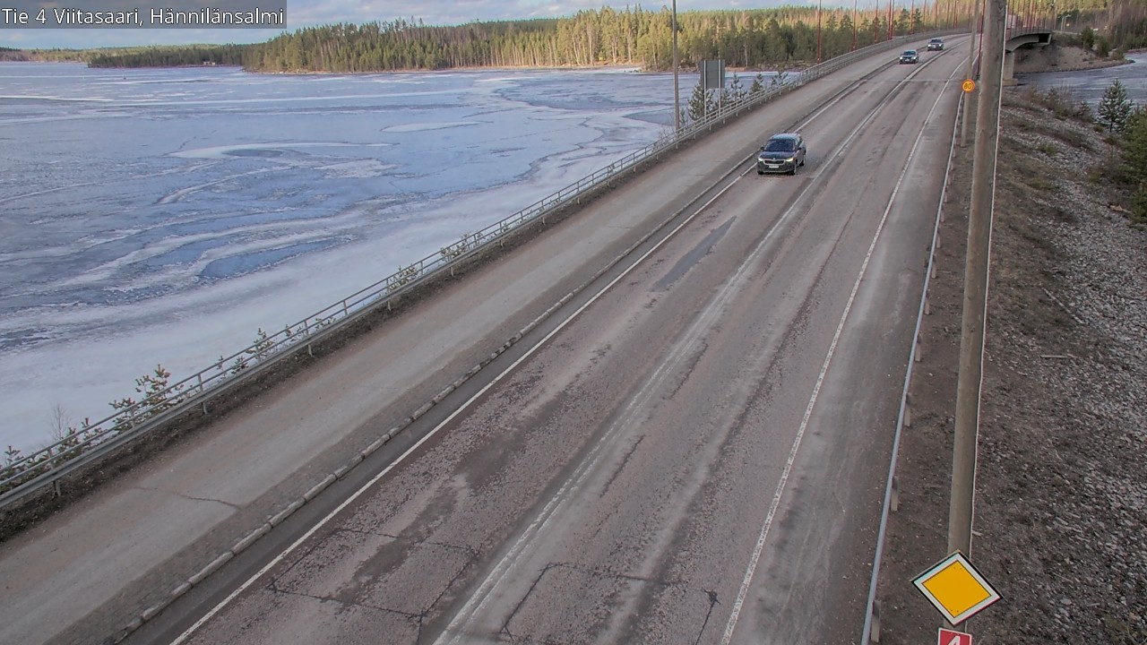 Weather Camera Image Road 4 Viitasaari Hännilänsalmi, Viitasaari, Keski-Suomi