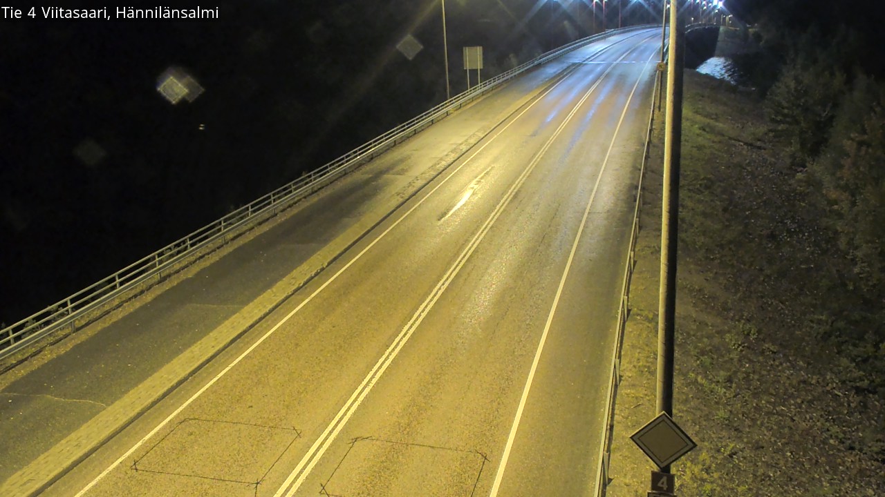 Weather Camera Image Väg 4 Viitasaari Hännilänsalmi, Viitasaari, Keski-Suomi