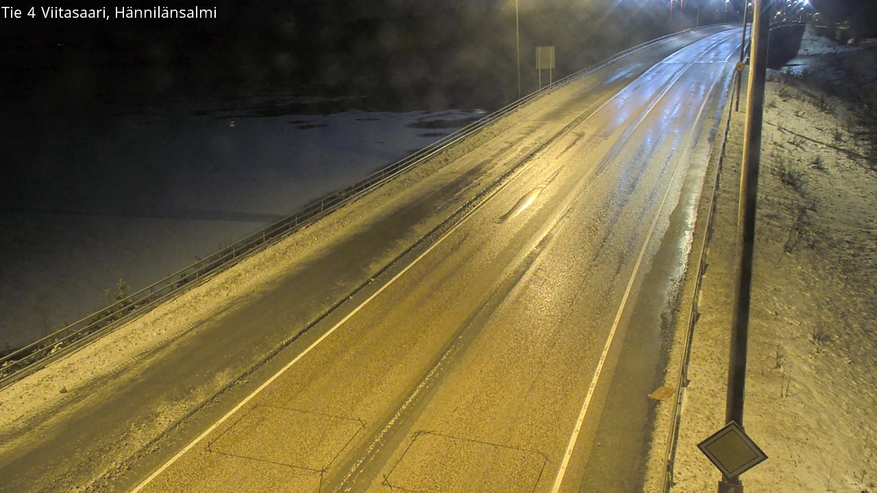 Weather Camera Image Väg 4 Viitasaari Hännilänsalmi, Viitasaari, Keski-Suomi