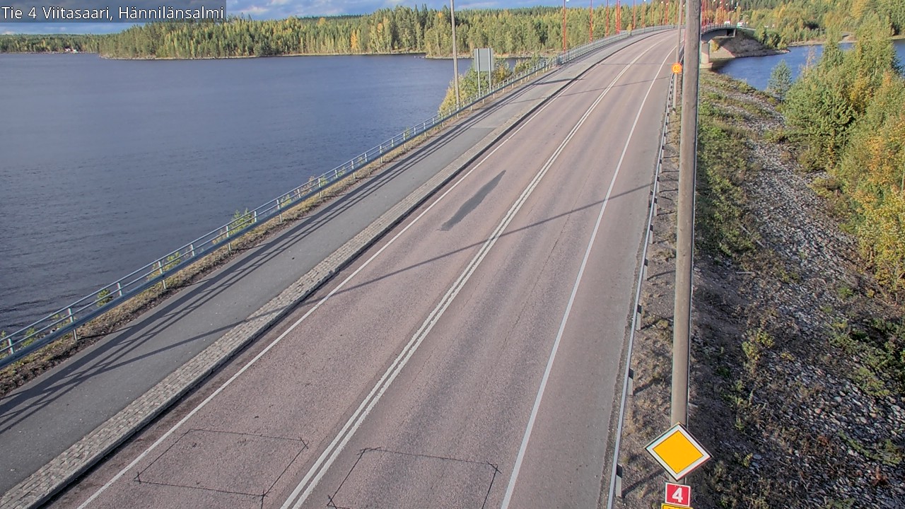 Weather Camera Image Road 4 Viitasaari Hännilänsalmi, Viitasaari, Keski-Suomi