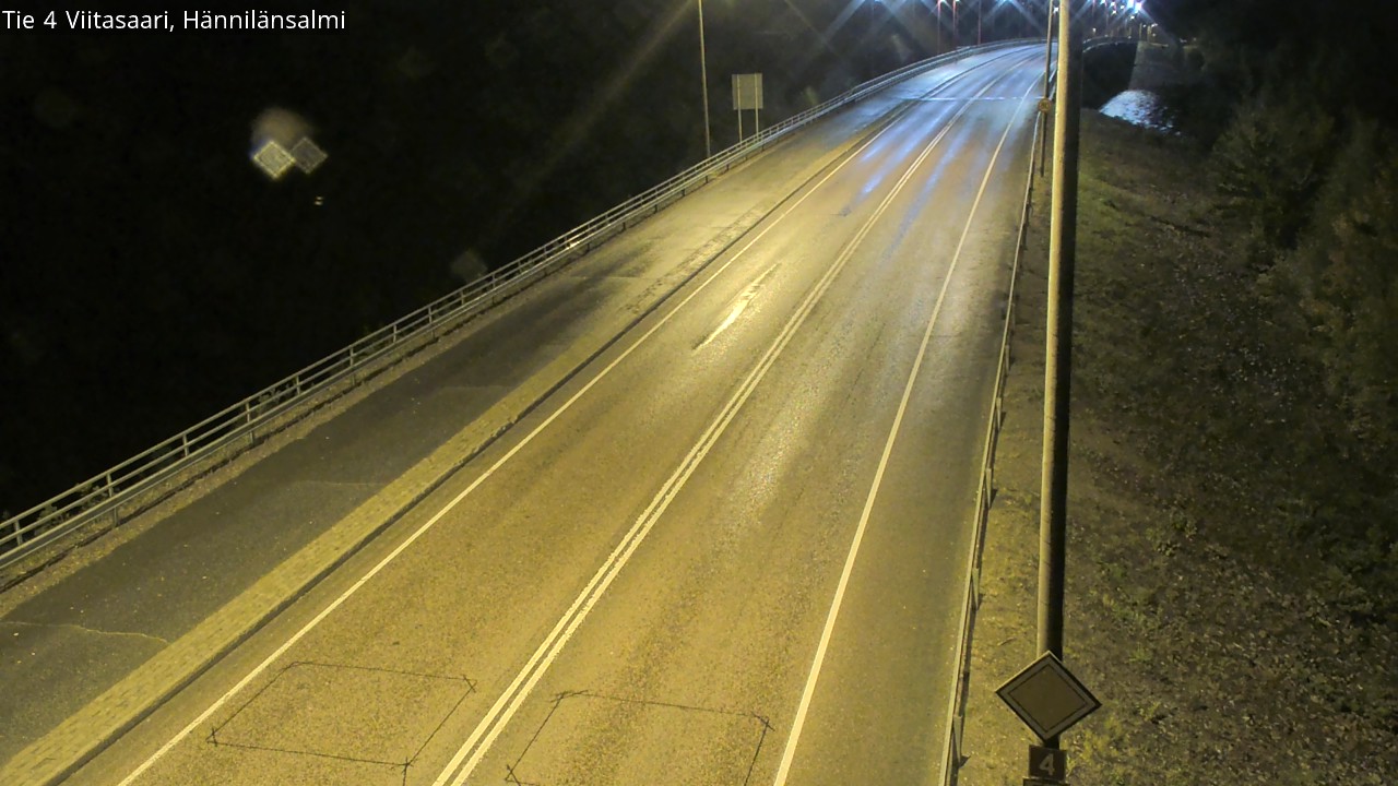 Weather Camera Image Väg 4 Viitasaari Hännilänsalmi, Viitasaari, Keski-Suomi