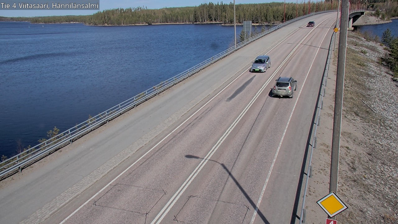 Weather Camera Image Road 4 Viitasaari Hännilänsalmi, Viitasaari, Keski-Suomi