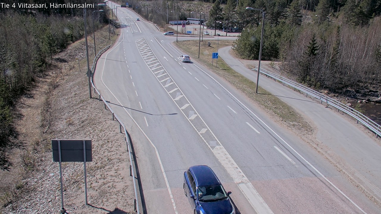 Weather Camera Image Väg 4 Viitasaari Hännilänsalmi, Viitasaari, Keski-Suomi
