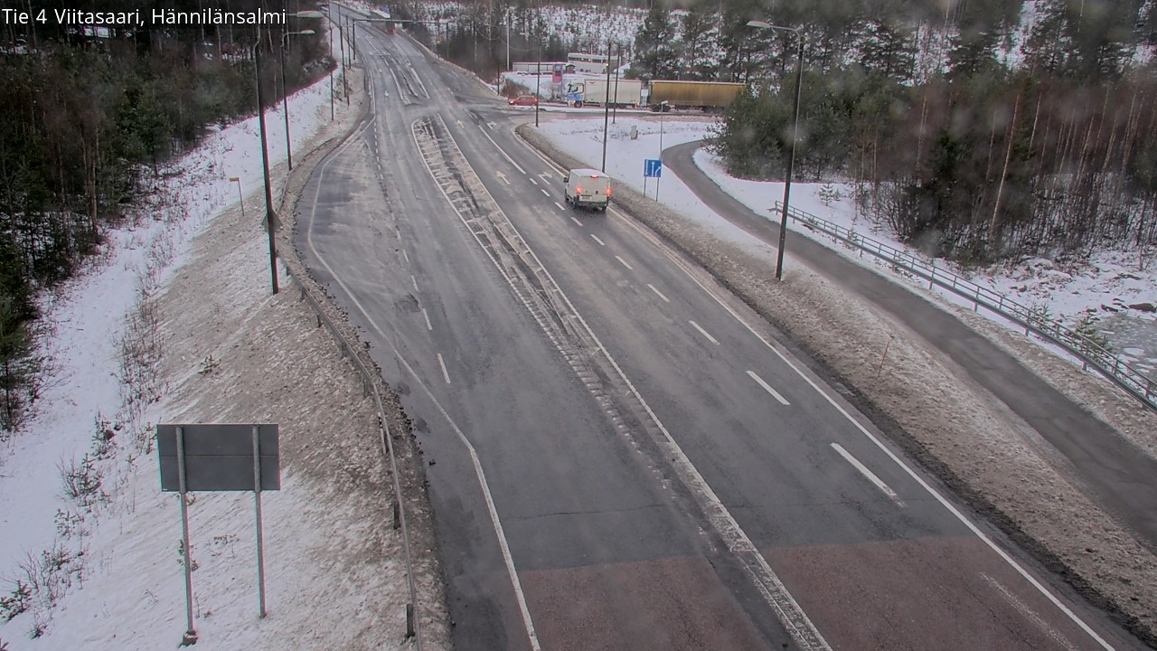 Weather Camera Image Väg 4 Viitasaari Hännilänsalmi, Viitasaari, Keski-Suomi