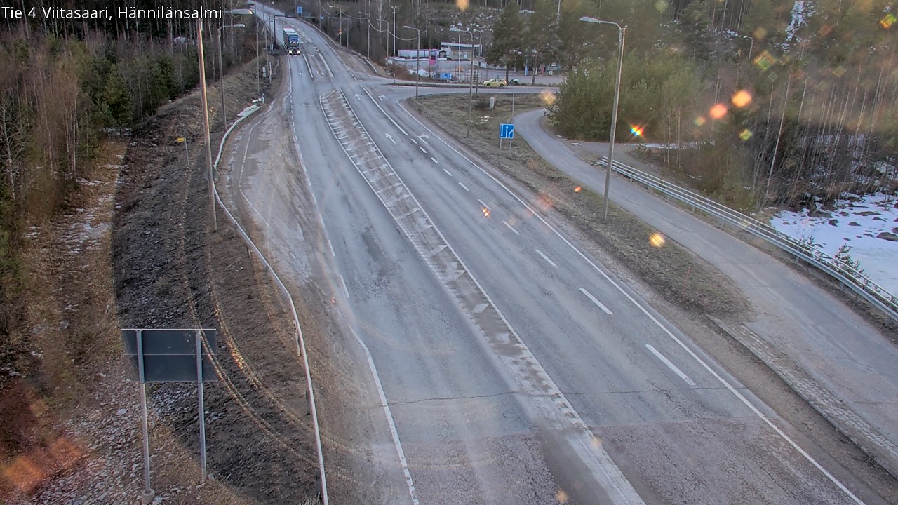 Weather Camera Image Road 4 Viitasaari Hännilänsalmi, Viitasaari, Keski-Suomi