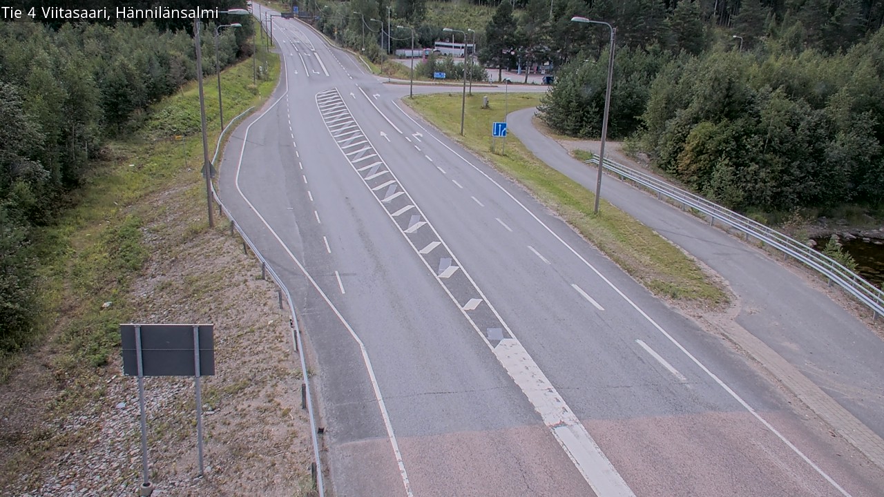 Weather Camera Image Road 4 Viitasaari Hännilänsalmi, Viitasaari, Keski-Suomi