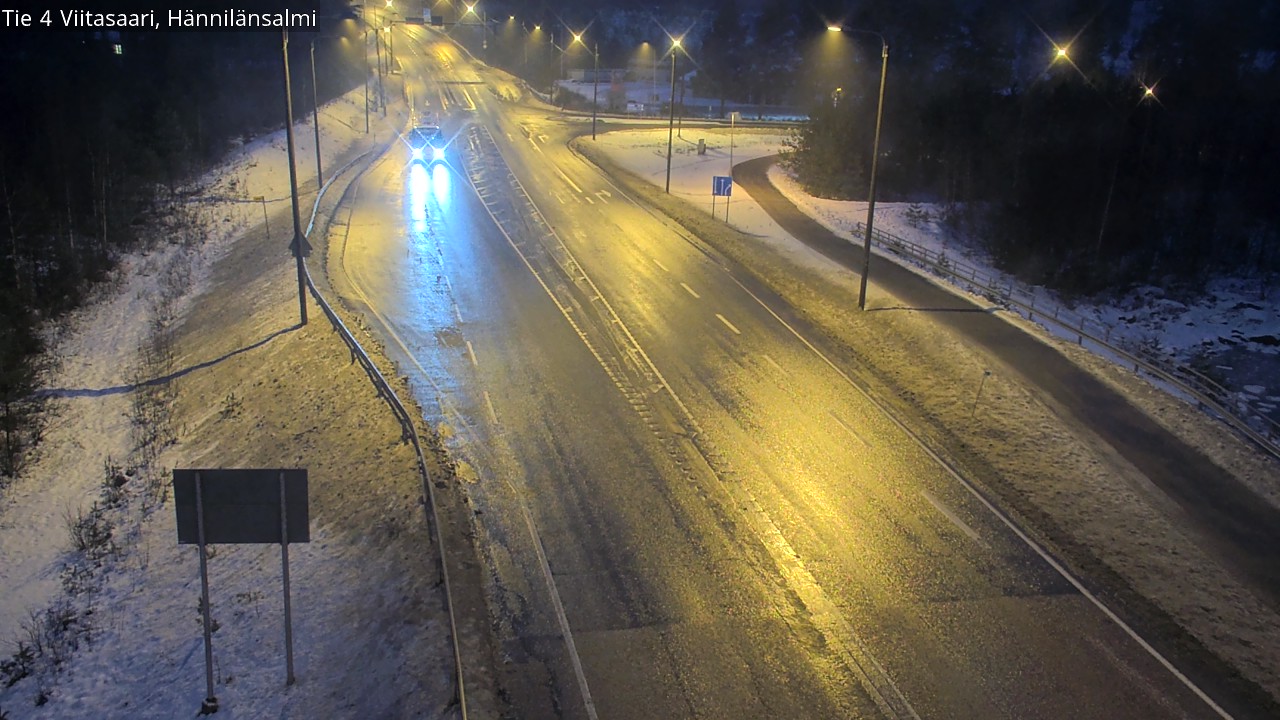 Weather Camera Image Väg 4 Viitasaari Hännilänsalmi, Viitasaari, Keski-Suomi