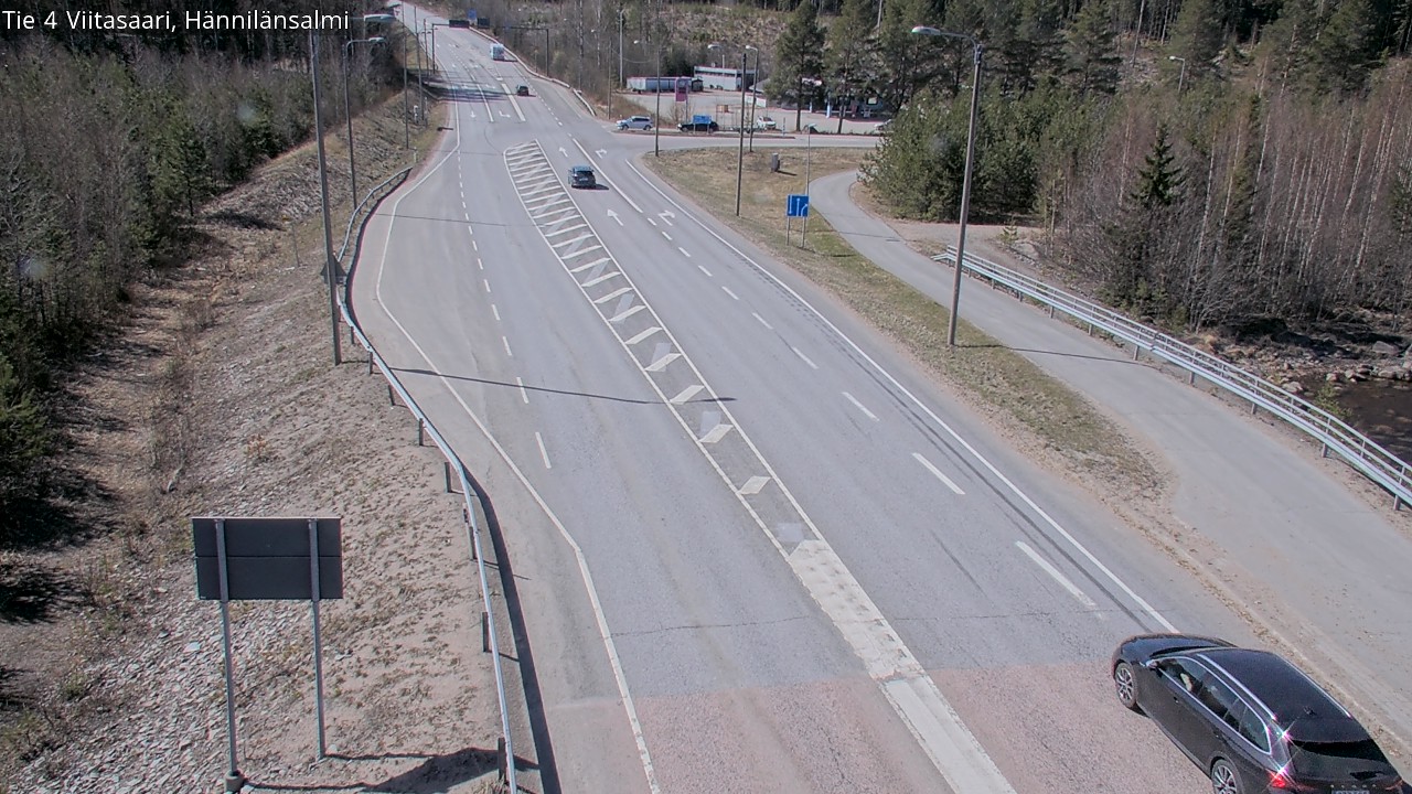 Weather Camera Image Väg 4 Viitasaari Hännilänsalmi, Viitasaari, Keski-Suomi