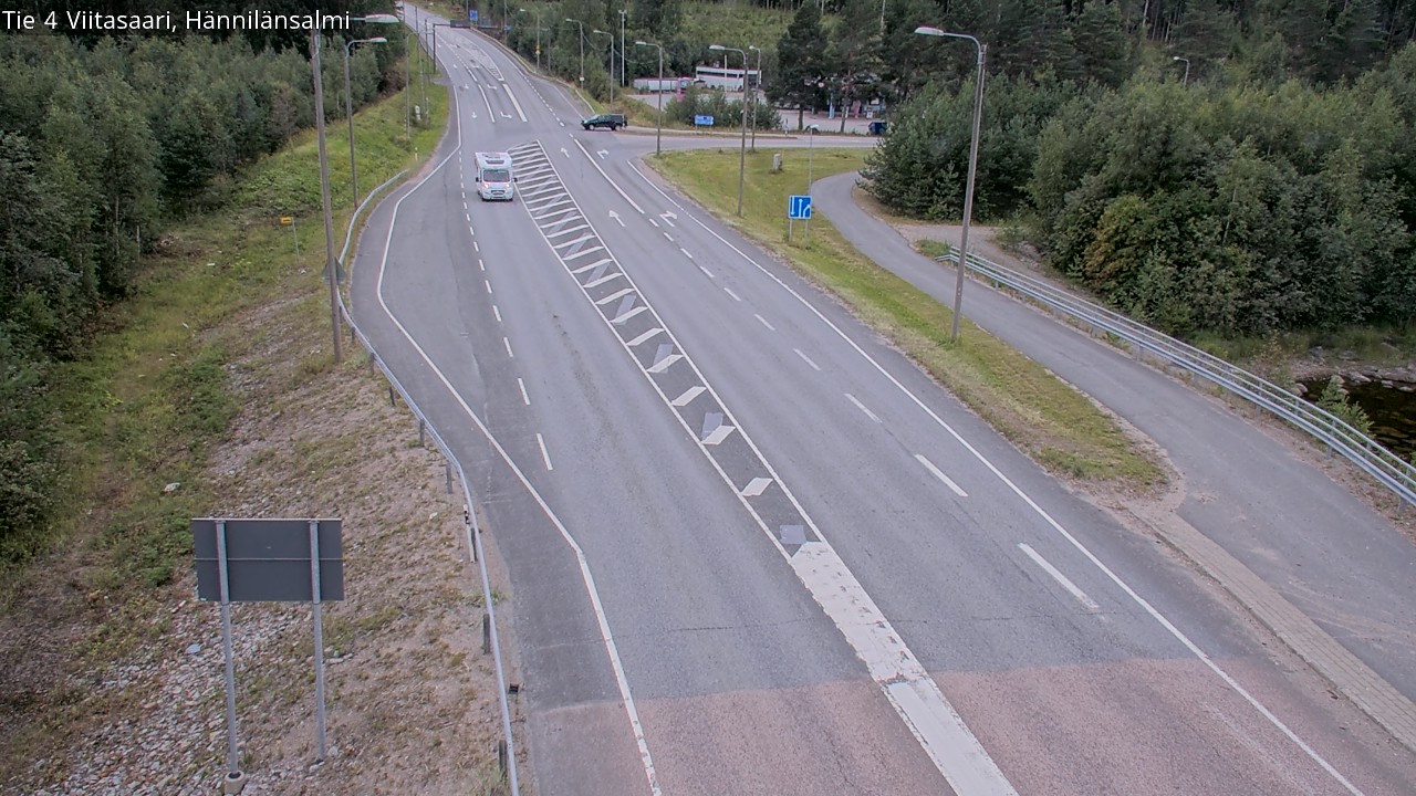 Weather Camera Image Road 4 Viitasaari Hännilänsalmi, Viitasaari, Keski-Suomi