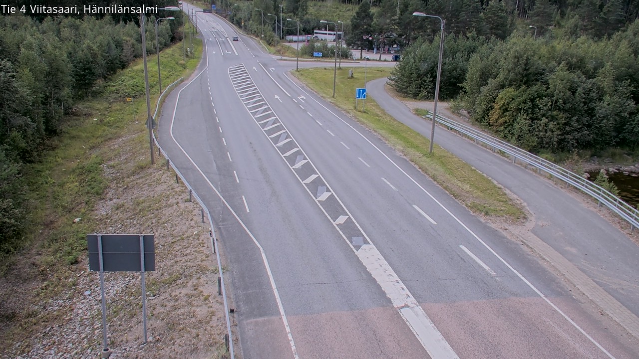 Weather Camera Image Road 4 Viitasaari Hännilänsalmi, Viitasaari, Keski-Suomi