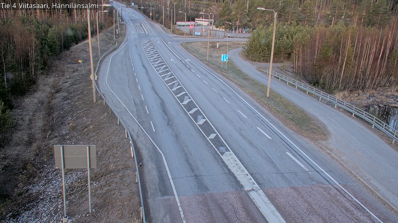 Weather Camera Image Väg 4 Viitasaari Hännilänsalmi, Viitasaari, Keski-Suomi