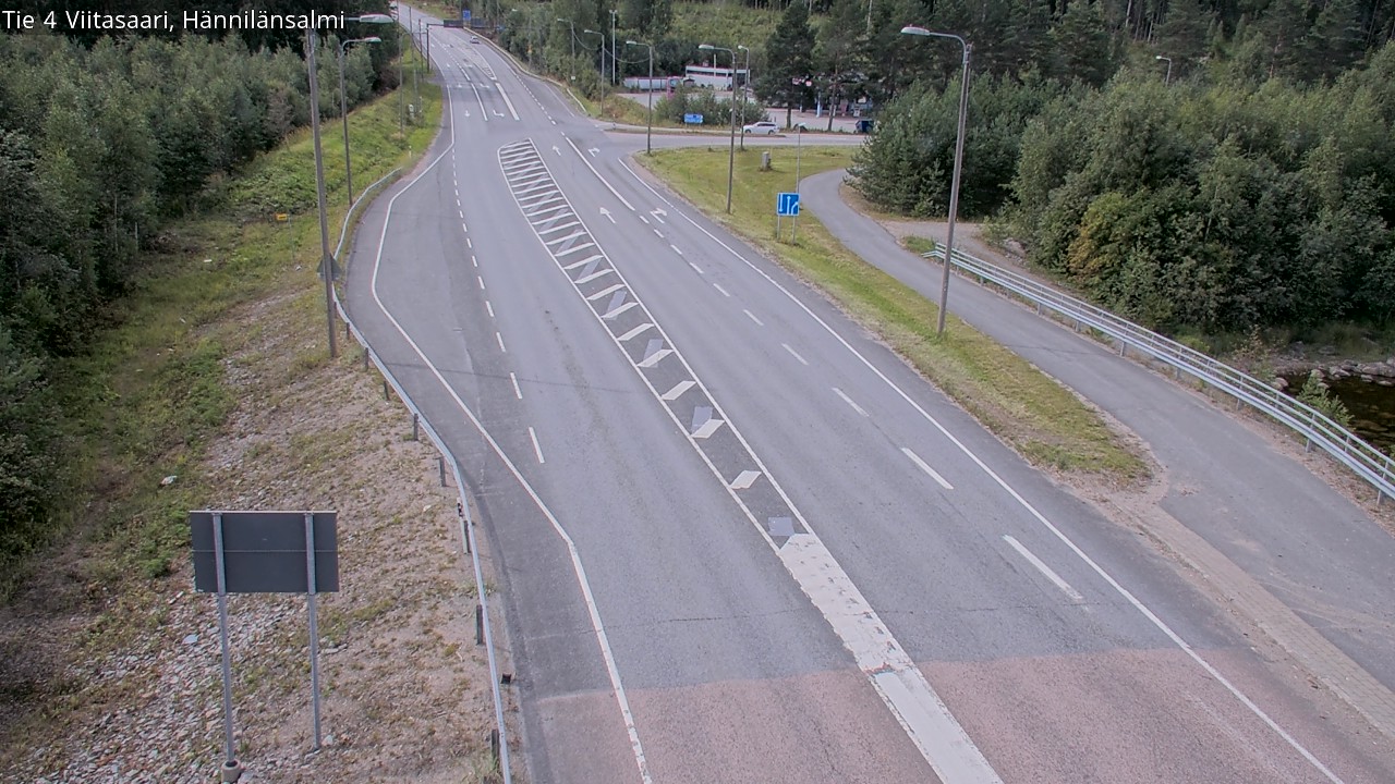 Weather Camera Image Road 4 Viitasaari Hännilänsalmi, Viitasaari, Keski-Suomi