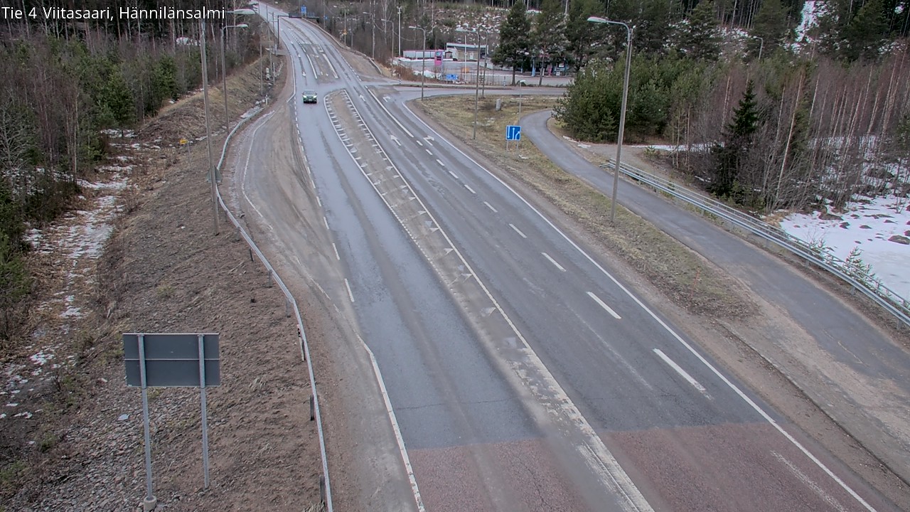 Weather Camera Image Väg 4 Viitasaari Hännilänsalmi, Viitasaari, Keski-Suomi