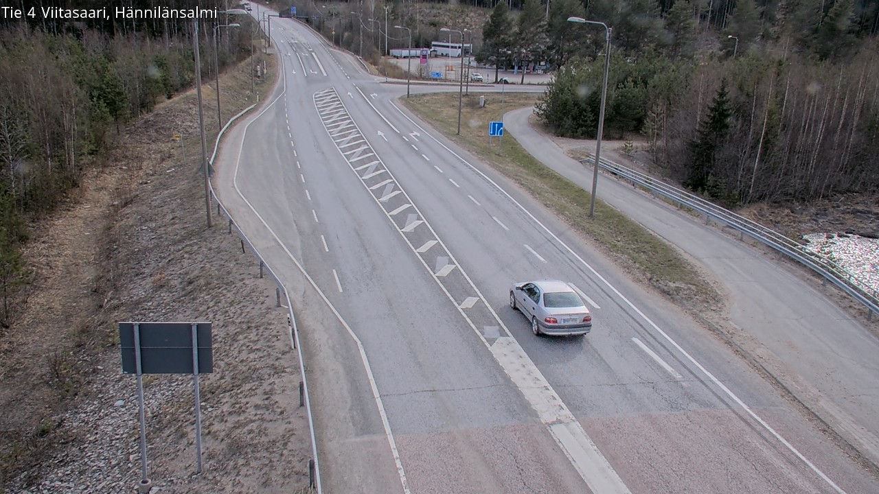 Weather Camera Image Väg 4 Viitasaari Hännilänsalmi, Viitasaari, Keski-Suomi