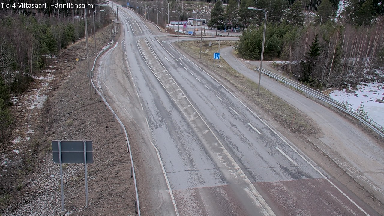 Weather Camera Image Väg 4 Viitasaari Hännilänsalmi, Viitasaari, Keski-Suomi