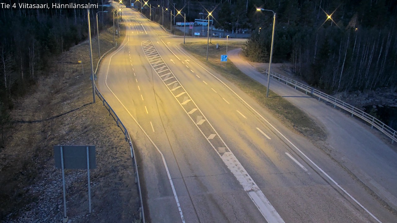 Weather Camera Image Road 4 Viitasaari Hännilänsalmi, Viitasaari, Keski-Suomi