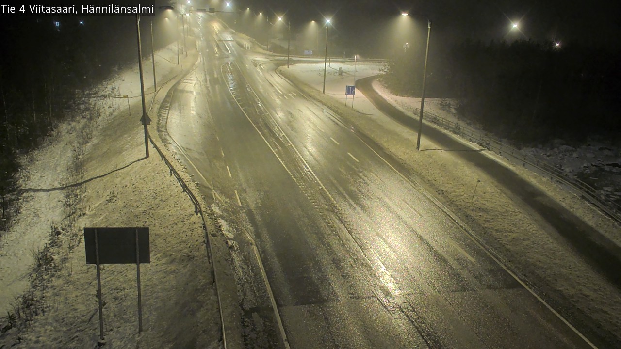 Weather Camera Image Road 4 Viitasaari Hännilänsalmi, Viitasaari, Keski-Suomi