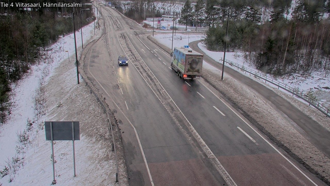 Weather Camera Image Väg 4 Viitasaari Hännilänsalmi, Viitasaari, Keski-Suomi
