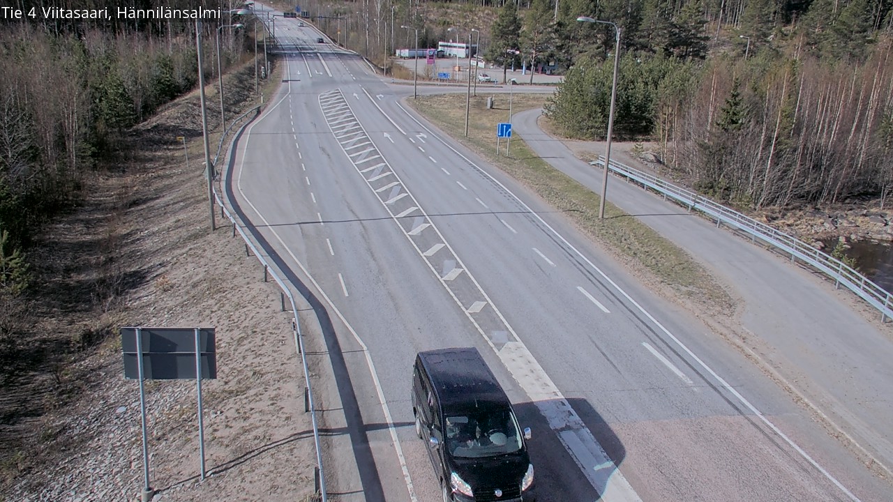 Weather Camera Image Väg 4 Viitasaari Hännilänsalmi, Viitasaari, Keski-Suomi