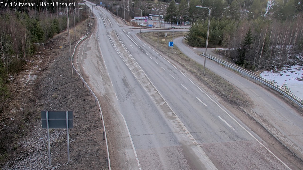Weather Camera Image Road 4 Viitasaari Hännilänsalmi, Viitasaari, Keski-Suomi