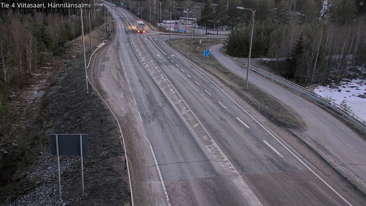 Weather Camera Image Road 4 Viitasaari Hännilänsalmi, Viitasaari, Keski-Suomi