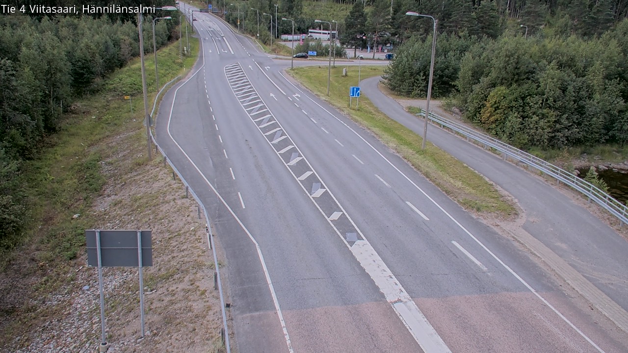 Weather Camera Image Road 4 Viitasaari Hännilänsalmi, Viitasaari, Keski-Suomi
