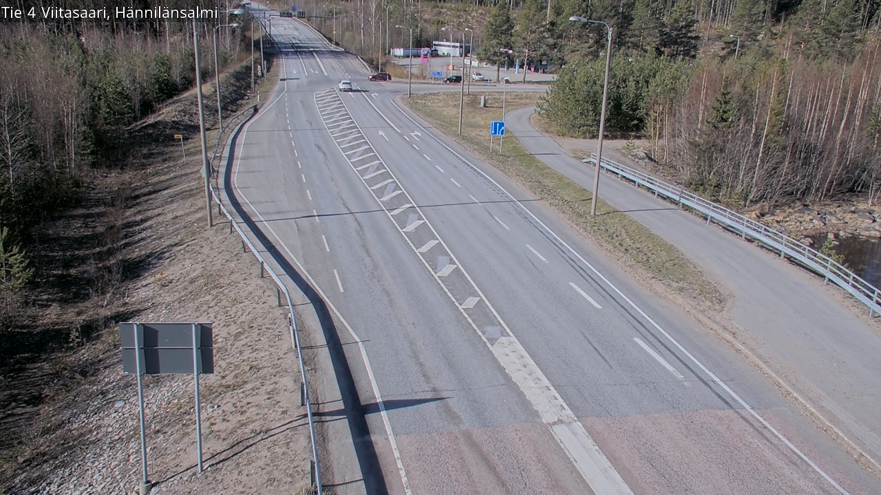 Weather Camera Image Väg 4 Viitasaari Hännilänsalmi, Viitasaari, Keski-Suomi