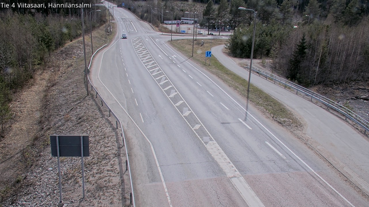 Weather Camera Image Väg 4 Viitasaari Hännilänsalmi, Viitasaari, Keski-Suomi