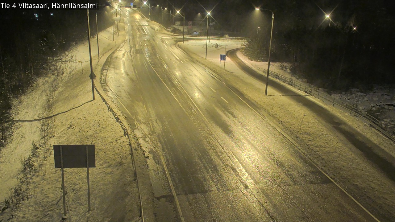 Weather Camera Image Road 4 Viitasaari Hännilänsalmi, Viitasaari, Keski-Suomi