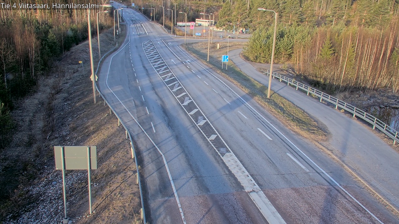 Weather Camera Image Väg 4 Viitasaari Hännilänsalmi, Viitasaari, Keski-Suomi