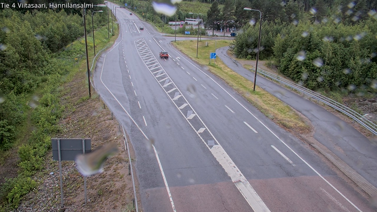 Weather Camera Image Väg 4 Viitasaari Hännilänsalmi, Viitasaari, Keski-Suomi