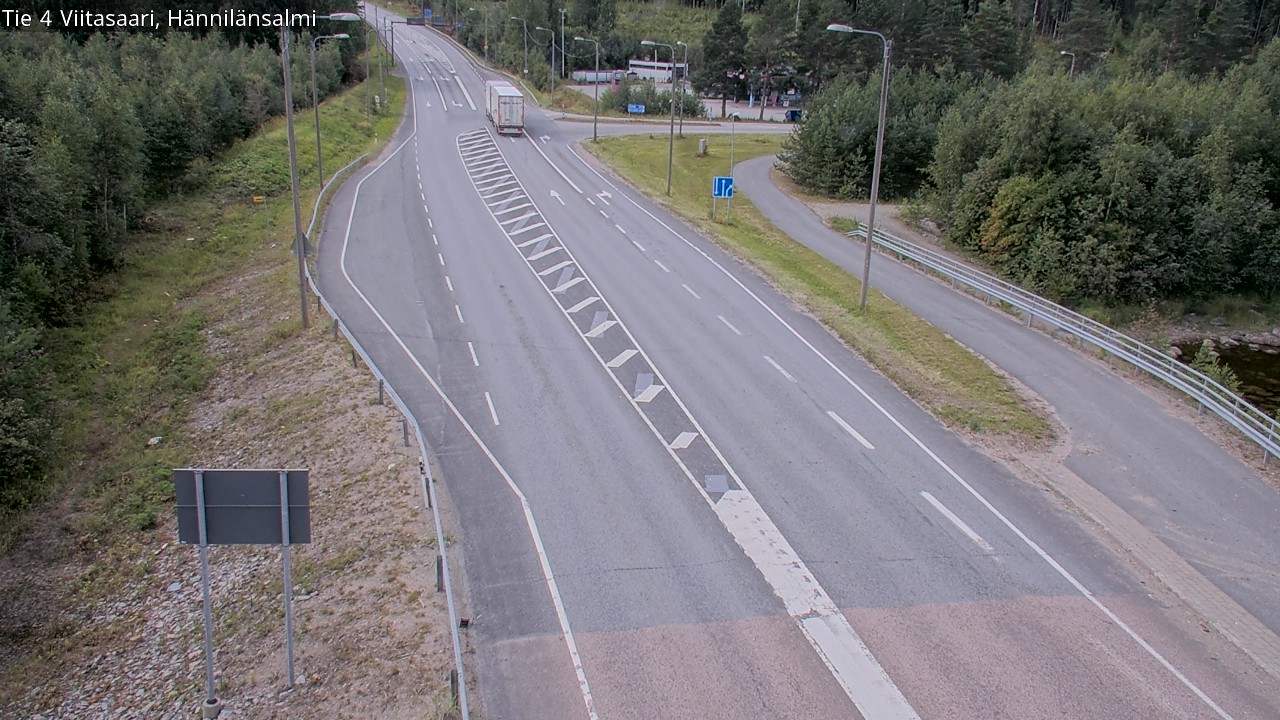 Weather Camera Image Road 4 Viitasaari Hännilänsalmi, Viitasaari, Keski-Suomi