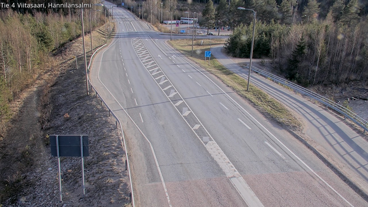 Weather Camera Image Väg 4 Viitasaari Hännilänsalmi, Viitasaari, Keski-Suomi