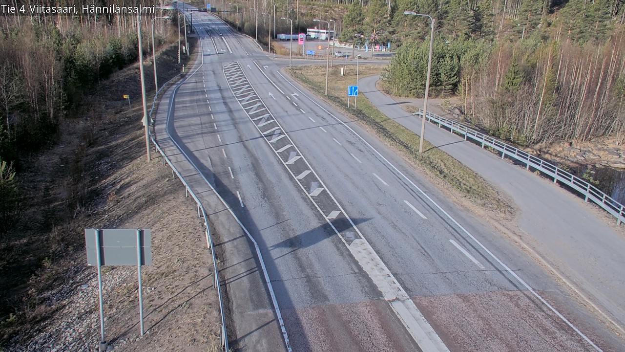 Weather Camera Image Väg 4 Viitasaari Hännilänsalmi, Viitasaari, Keski-Suomi