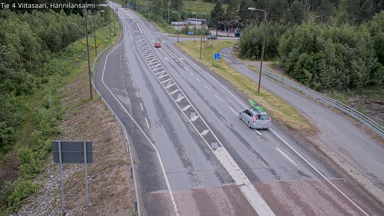 Weather Camera Image Väg 4 Viitasaari Hännilänsalmi, Viitasaari, Keski-Suomi
