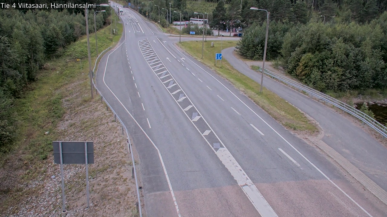 Weather Camera Image Road 4 Viitasaari Hännilänsalmi, Viitasaari, Keski-Suomi