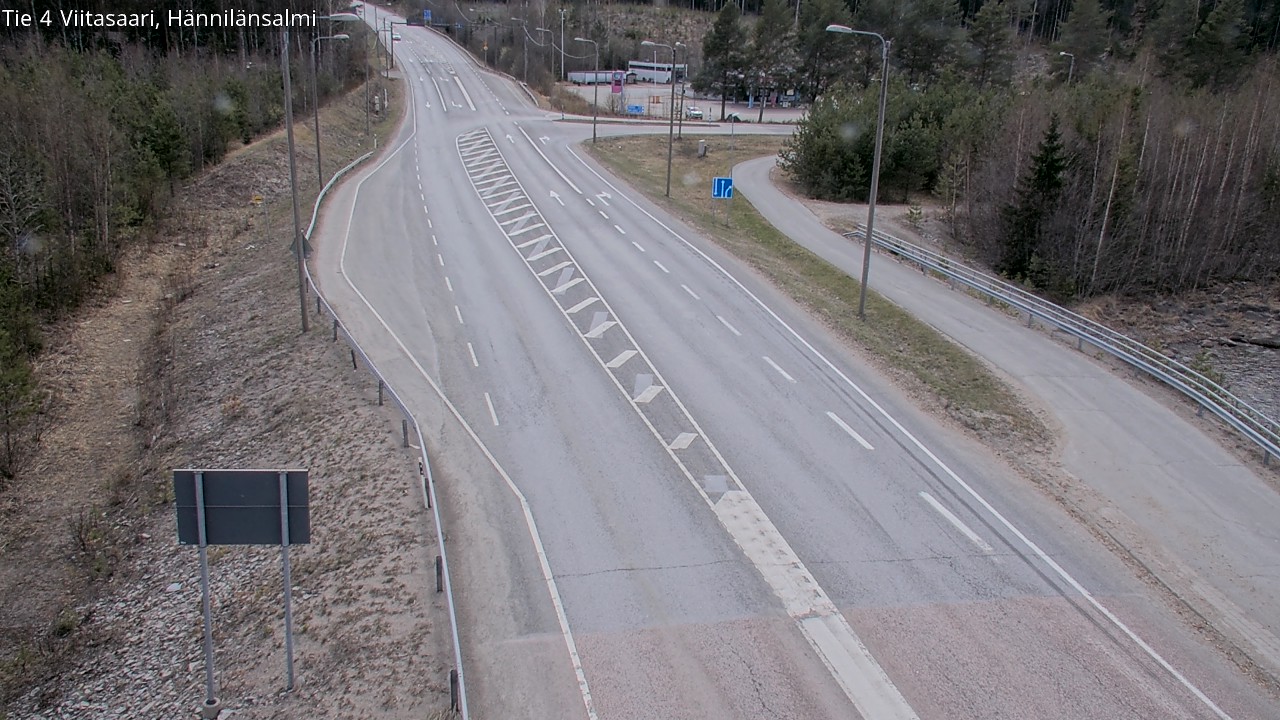 Weather Camera Image Väg 4 Viitasaari Hännilänsalmi, Viitasaari, Keski-Suomi