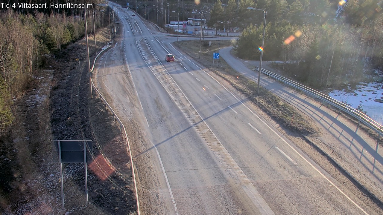 Weather Camera Image Road 4 Viitasaari Hännilänsalmi, Viitasaari, Keski-Suomi