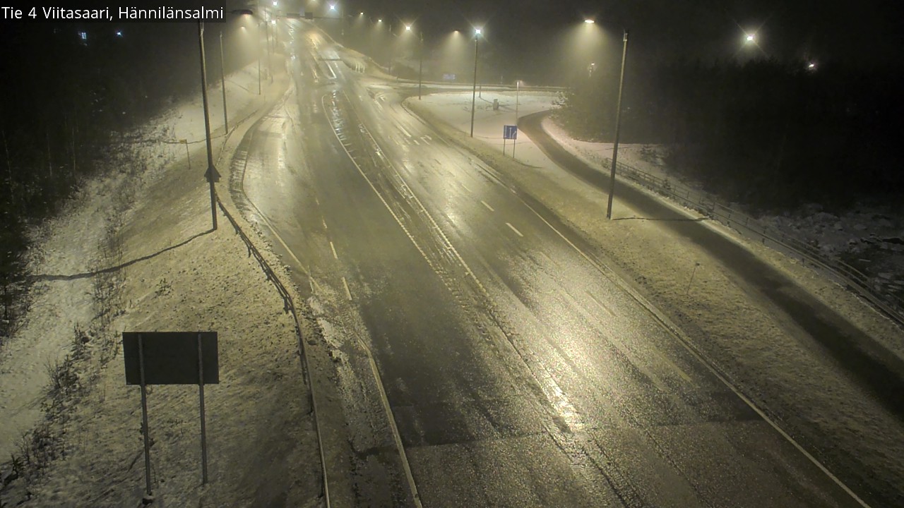Weather Camera Image Road 4 Viitasaari Hännilänsalmi, Viitasaari, Keski-Suomi