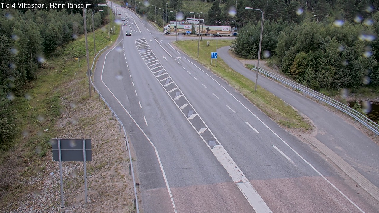 Weather Camera Image Road 4 Viitasaari Hännilänsalmi, Viitasaari, Keski-Suomi