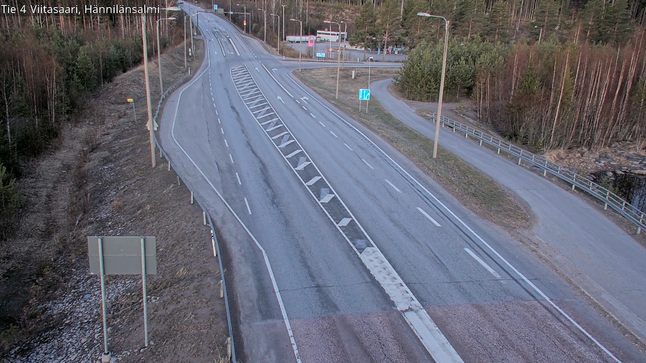 Weather Camera Image Väg 4 Viitasaari Hännilänsalmi, Viitasaari, Keski-Suomi