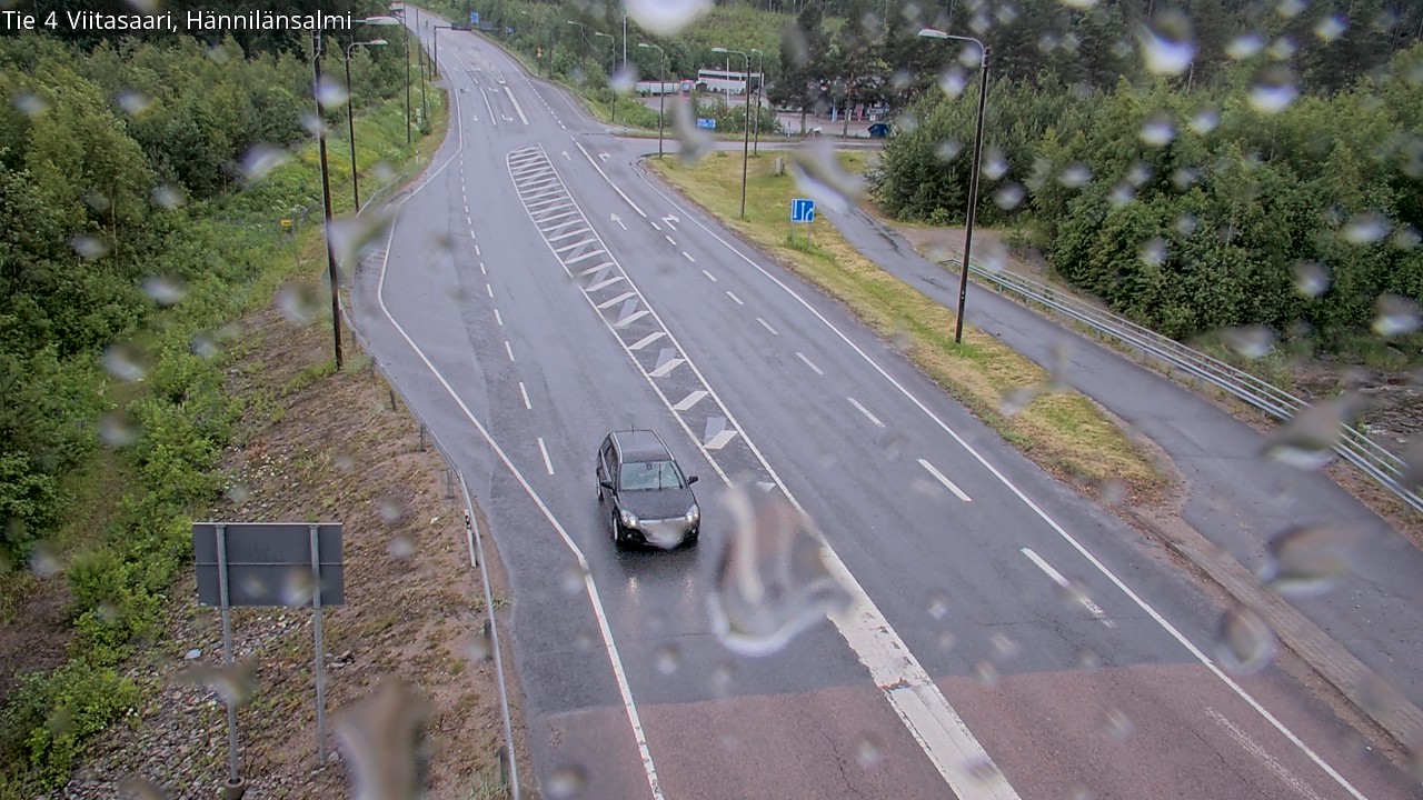 Weather Camera Image Väg 4 Viitasaari Hännilänsalmi, Viitasaari, Keski-Suomi