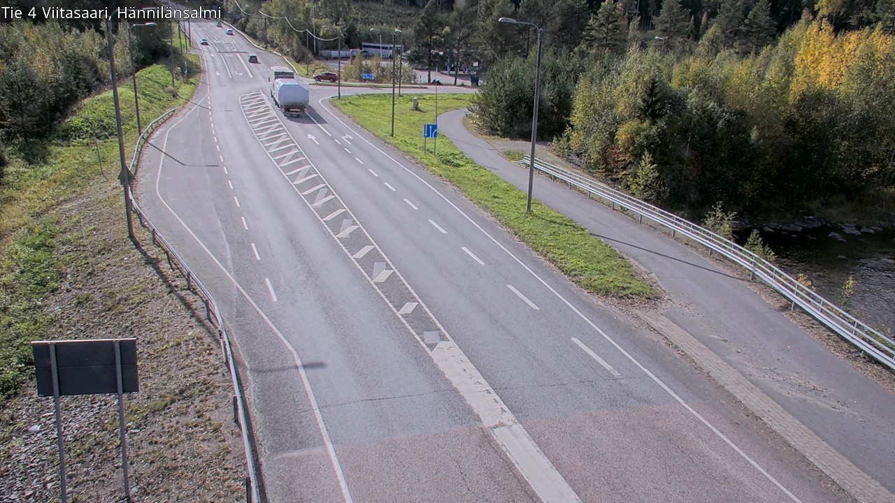 Weather Camera Image Road 4 Viitasaari Hännilänsalmi, Viitasaari, Keski-Suomi