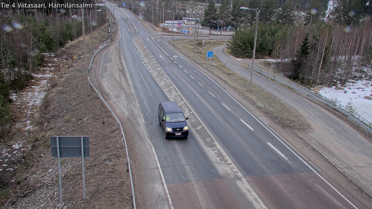 Weather Camera Image Road 4 Viitasaari Hännilänsalmi, Viitasaari, Keski-Suomi